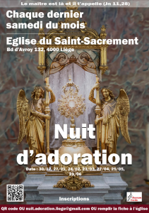 QUE DIRIEZ-VOUS D’UNE NUIT D’ADORATION POUR PRÉPARER LE PASSAGE DU NOUVEL AN?